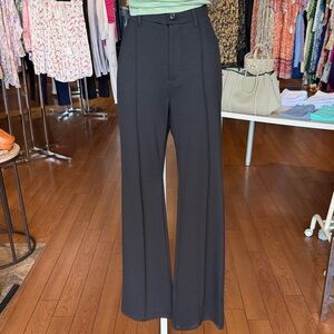 Elegant Black Wide-Leg Trousers
